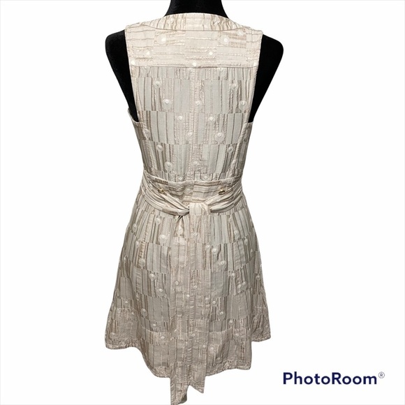 Marc by Marc Jacobs Cream Dress with gold buttons - Picture 5 of 13